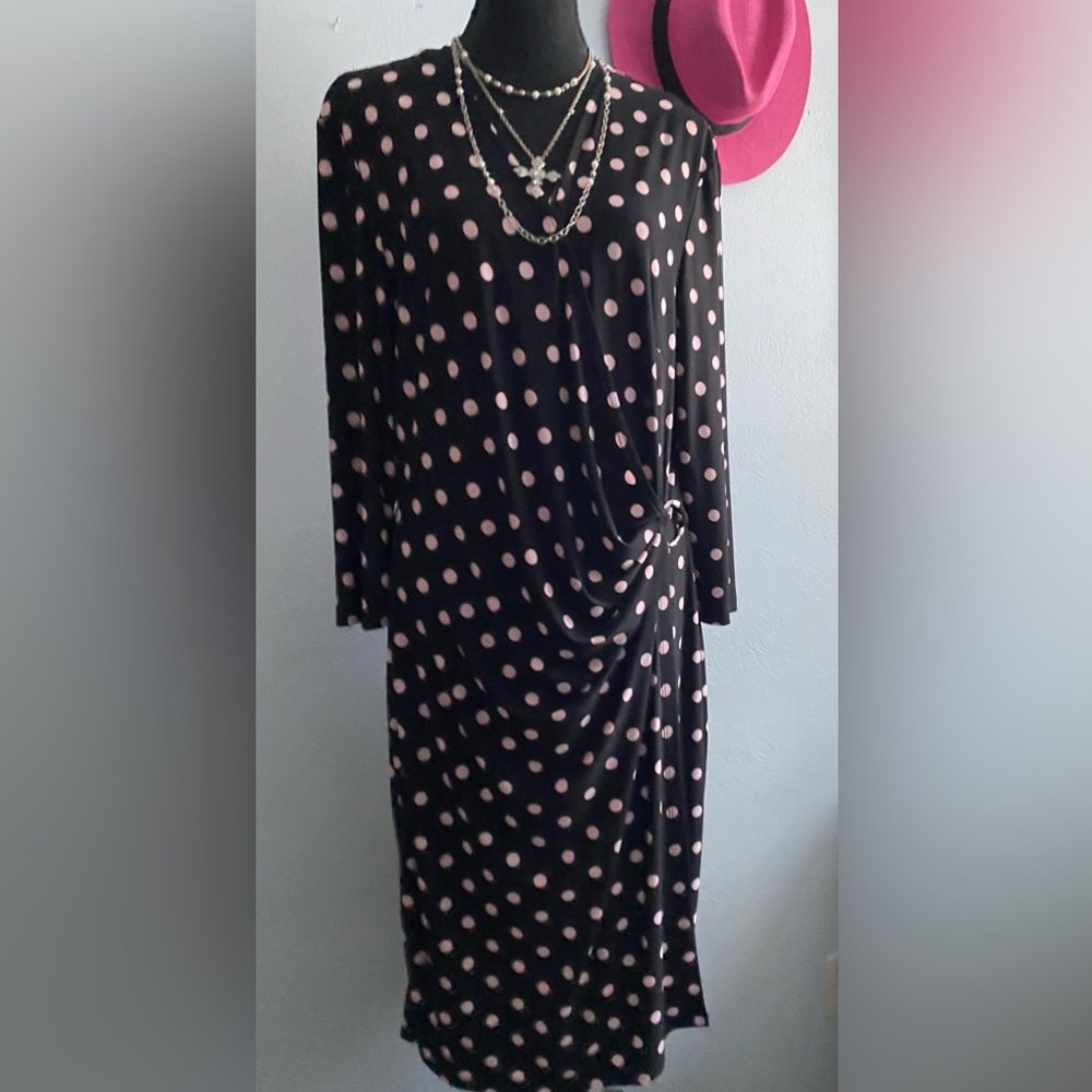 Kentucky Derby Dress Black & Pink